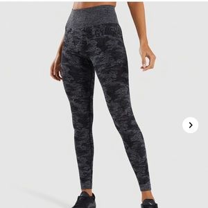 Gymshark Black Camo Leggings
